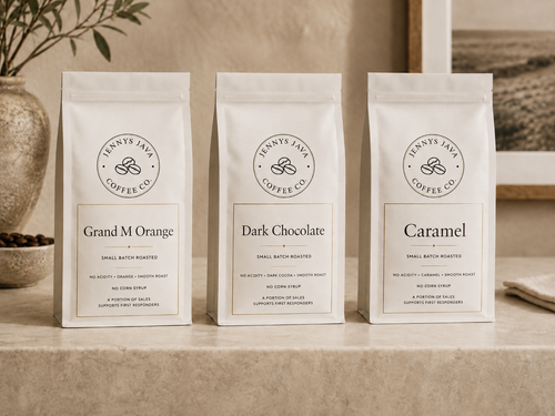 Barista Blend Bag - Dark Chocolate, Grand M Orange, Caramel  (brews 30-36 cups)