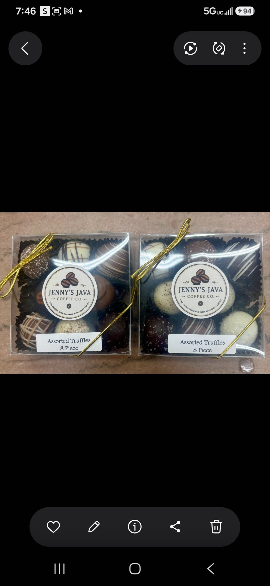 Truffles 8 piece assorted
